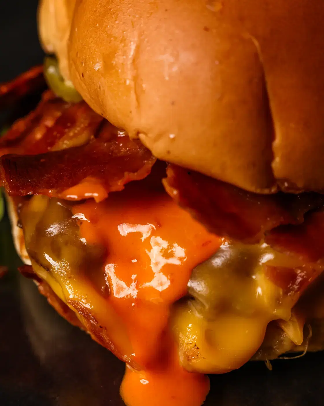 Bacon burger with Pear Pressure