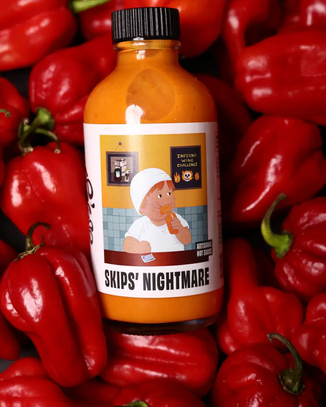 Red peppers with Skips' Nightmare