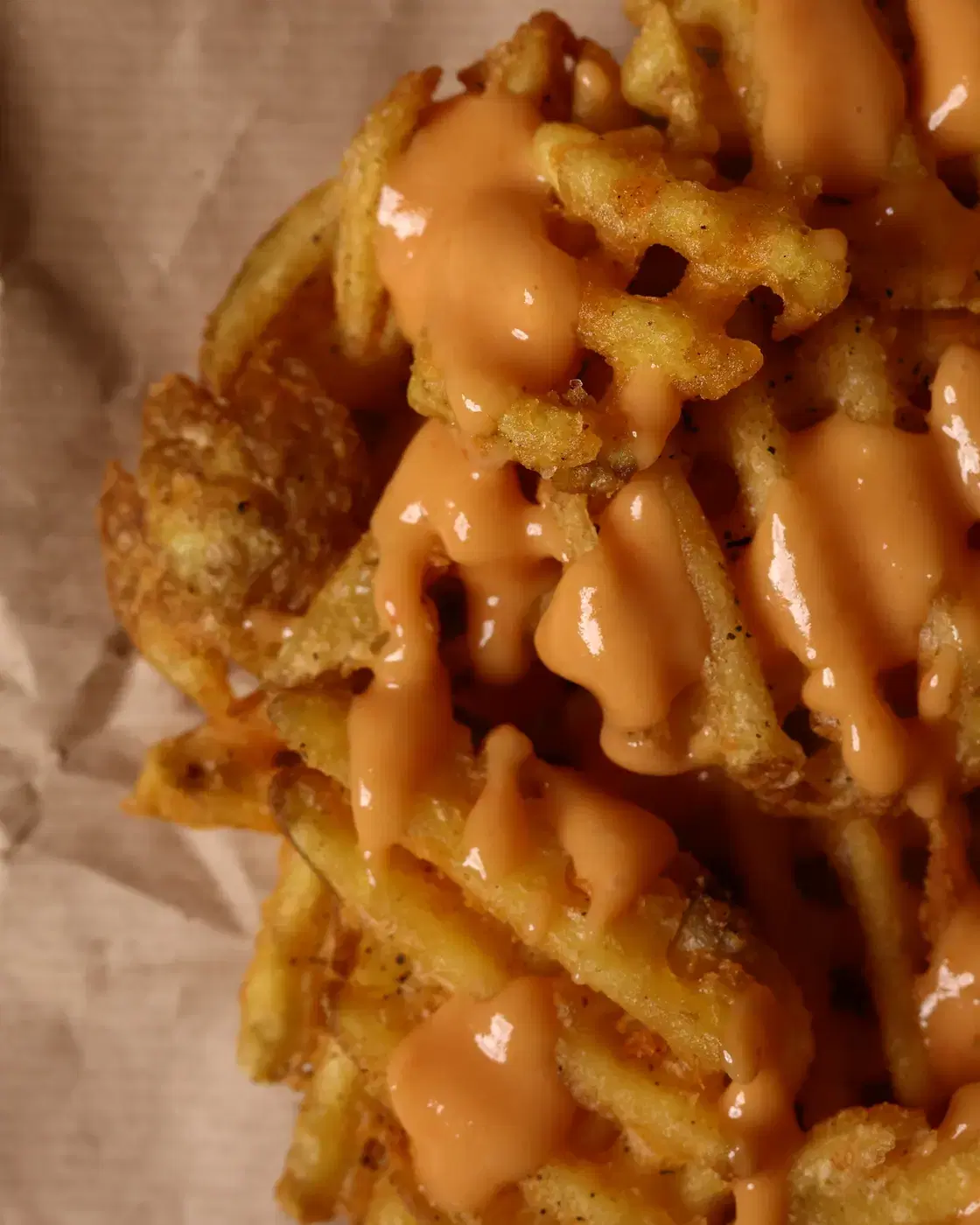 Waffle fries with Skips' Nightmare